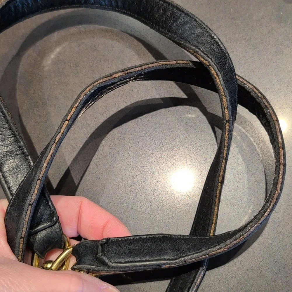 Vintage Coach Swinger 4040 Black Project Bag - Picture 11 of 14